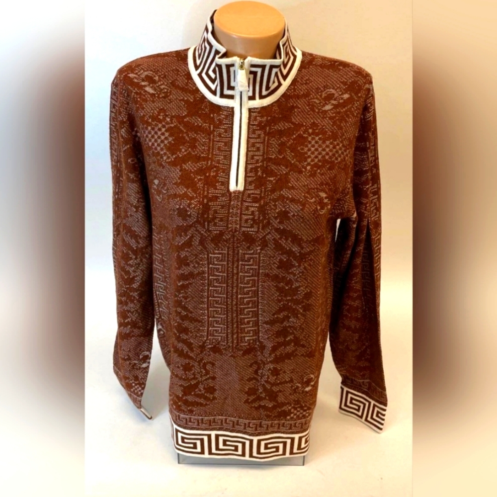 NEW Prestige Designer Women's Brown Sweater - Size Medium